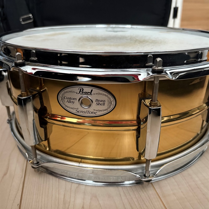 Pearl Sensitone Custom Alloy Brass Snare　13inchの画像